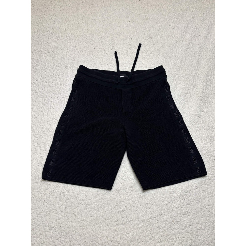 PXG Mens Sweat Shorts Black Cotton Cashmere Knit Golf HQ-F21-12-FK03 Size M